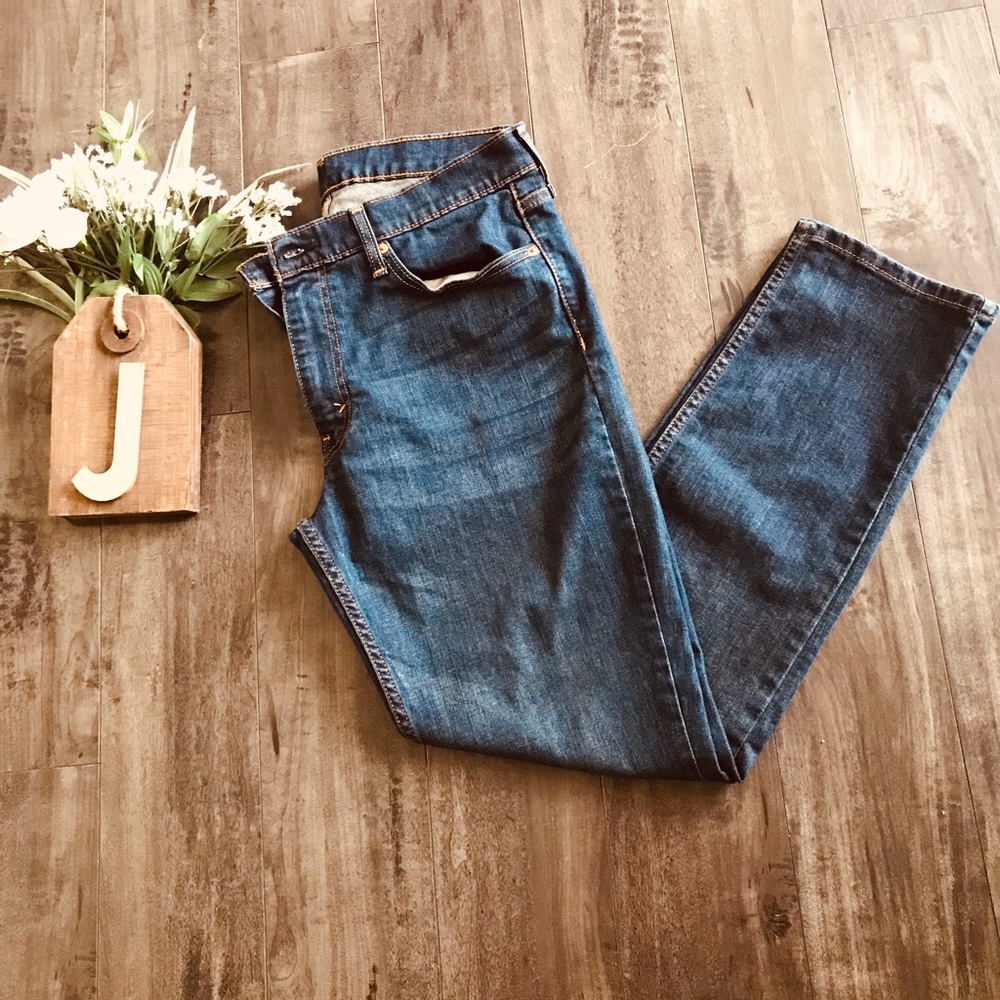Mens Levi’s 511 W36 L32 Dark Wash Jeans